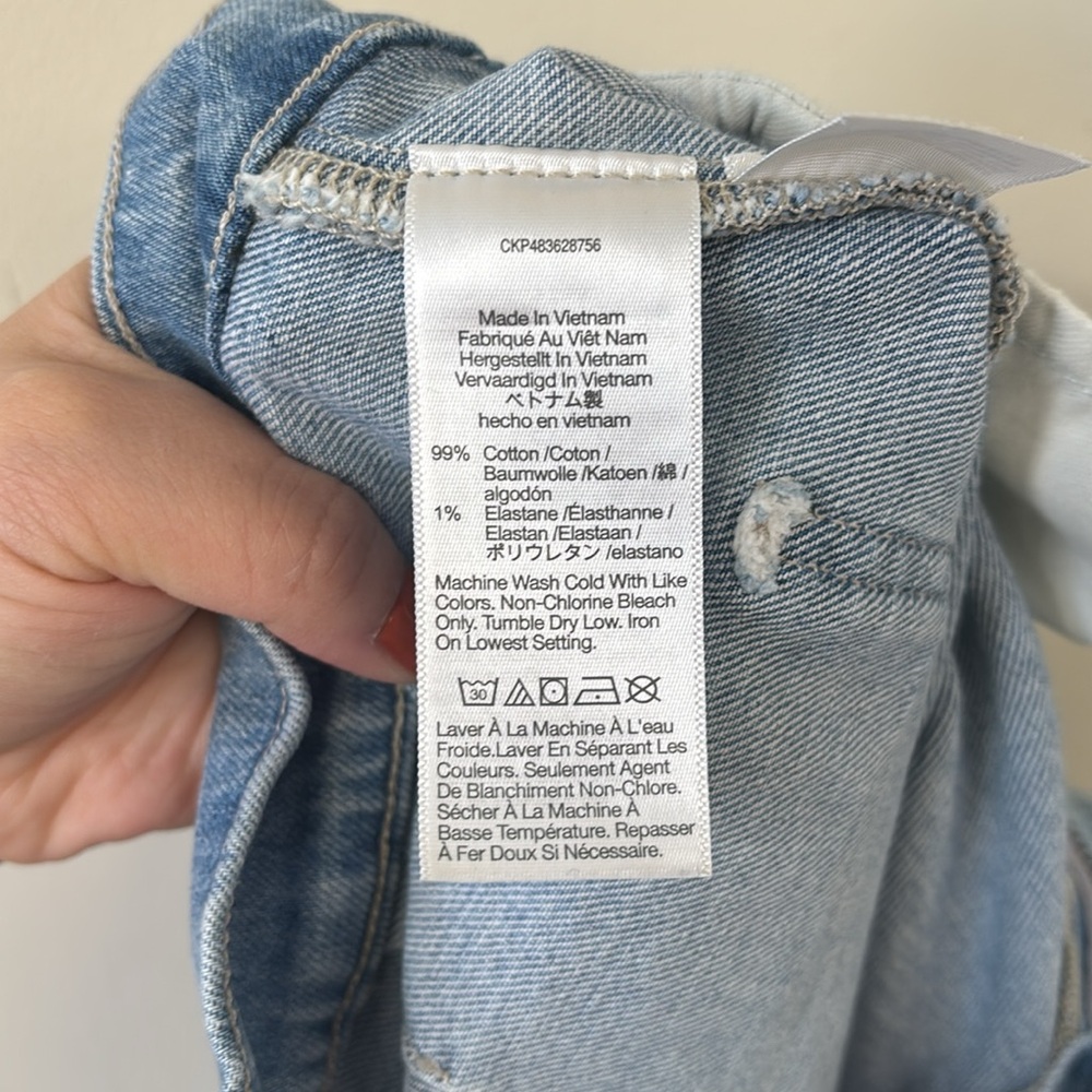 Madewell The Denim Emmett Short Patch Pocket Edition Kieran Wash Size 28 - Picture 11 of 11